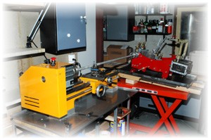 1389 07-05-2005 Testlauf der Maschine mit Drehbank, Liberty Belle