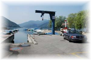 0102 23-06-2006 DLB Einwassern in Muzzano-Agno, Lago di Lugano