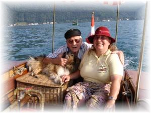 0165 23-06-2006 DLB Morcote, Primo Zanini und Martha, Lago di Lugano