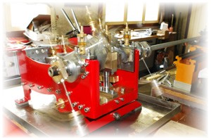 1397 07-05-2005 Testlauf der Maschine mit Drehbank, Liberty Belle