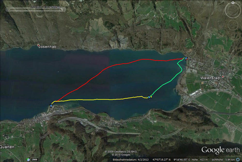 0500 21-07-2015 Fahrroute, 9km